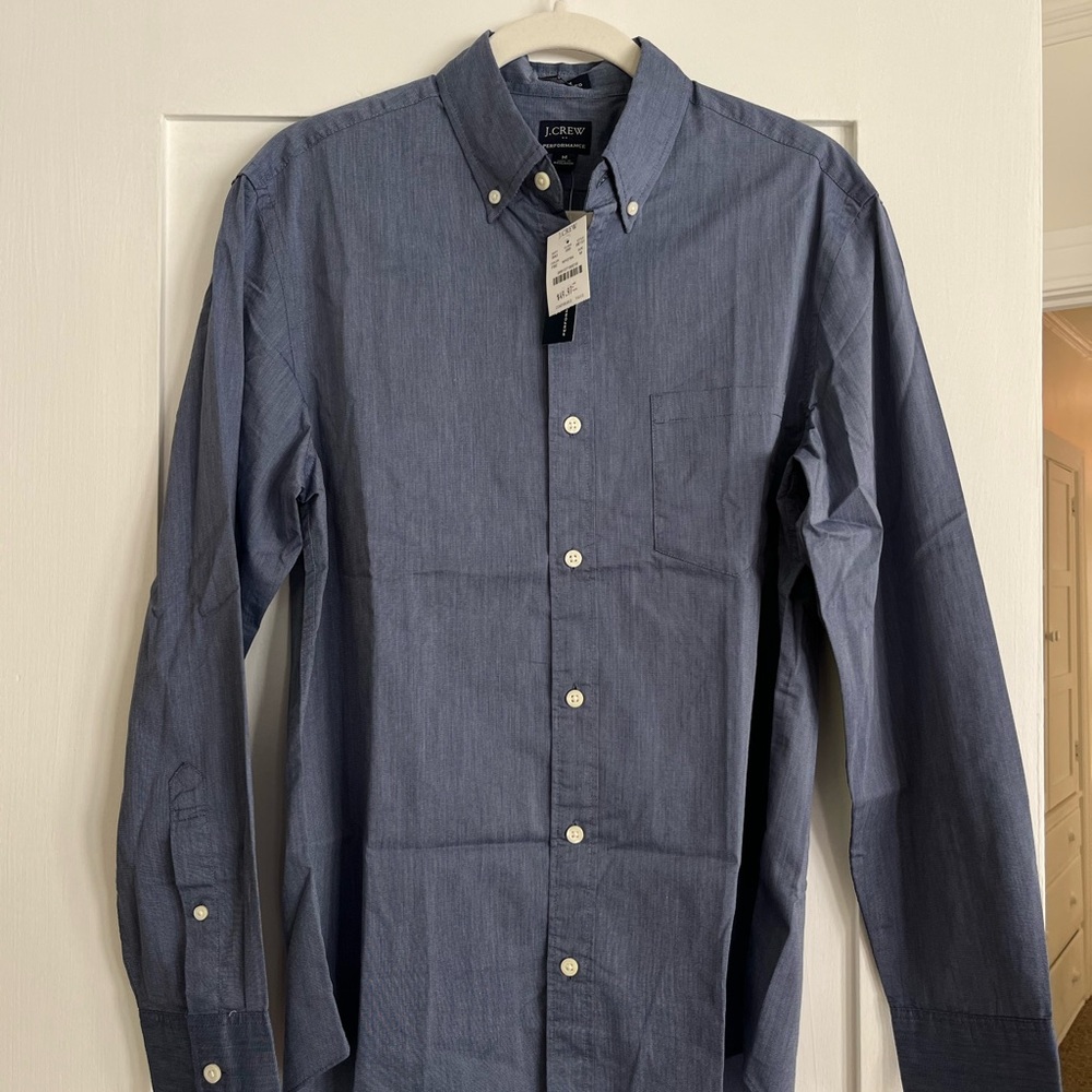 J. Crew Blue Casual Button Down Shirt